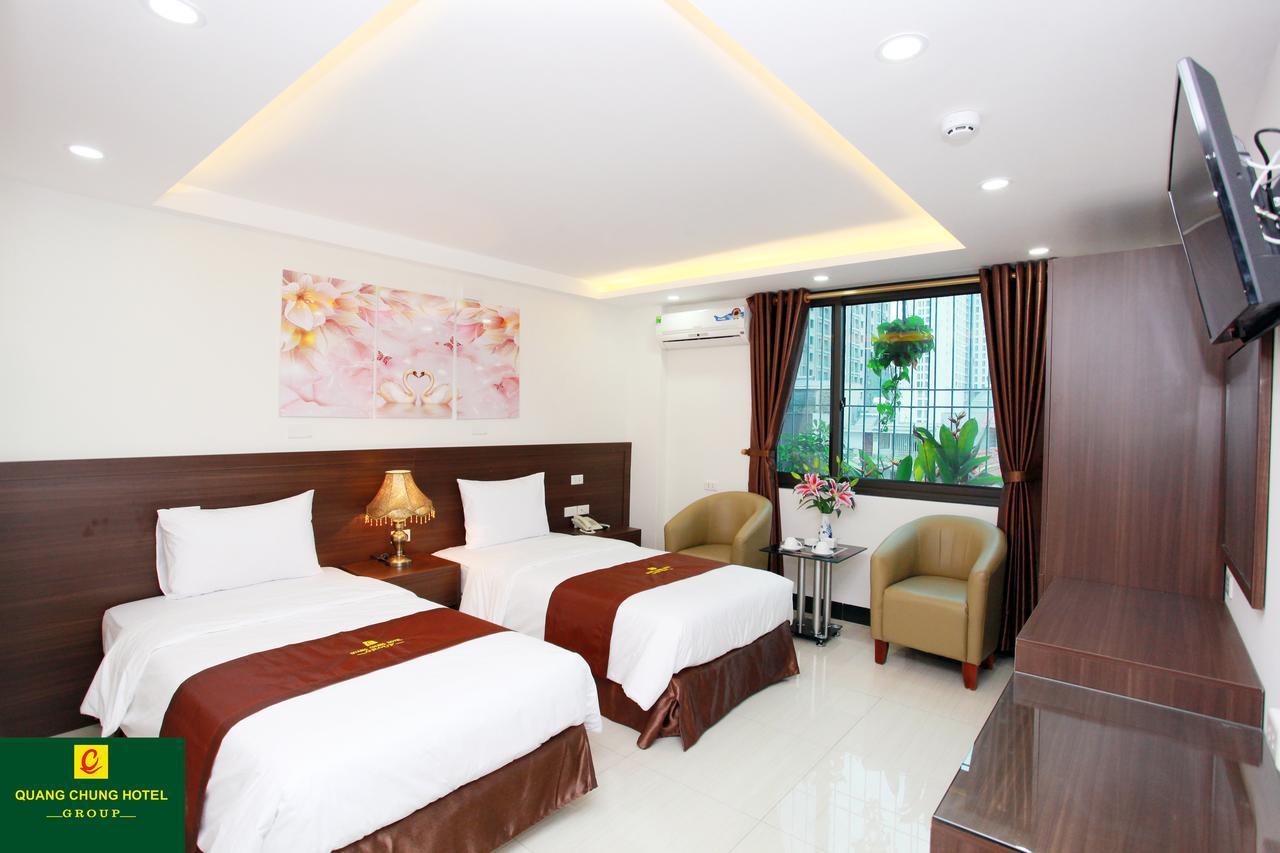 Quang Chung Hotel - 56 Le Van Thiem - By Bay Luxury Hanoi Kültér fotó